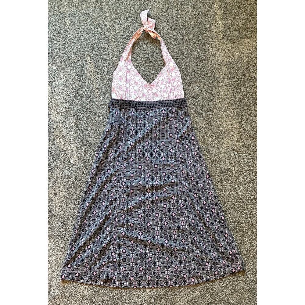 Athleta Women’s Boho Halter Midi Dress Size 6 Retro